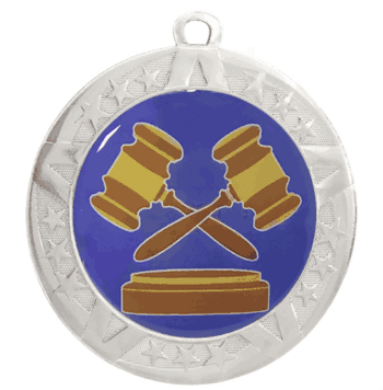 2 3/4" Silver Frame Medal: Debate - Click to enlarge