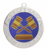 2 3/4" Silver Frame Medal: Debate