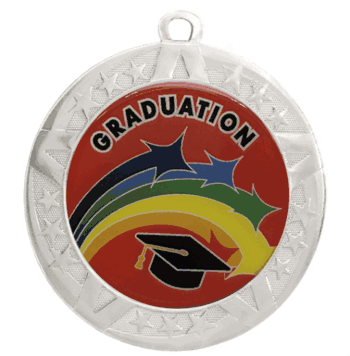 2 3/4" Silver Frame Medal: Graduation - Click to enlarge