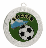 Soccer Medal - Silver Frame, 2 3/4"