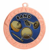 Band Award Medal - Bronze Frame, 2 3/4"