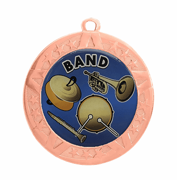Bronze Band Award Medal, 2 3/4" - Click to enlarge