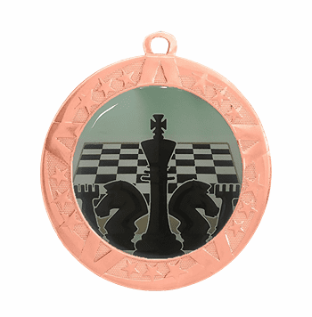 Bronze Chess Award Medal, 2 3/4" - Click to enlarge