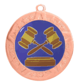 2 3/4" T-Series Medal with Bronze Frame: Debate