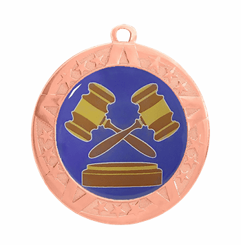 Debate Award Medal - Bronze Frame, 2 3/4" - Click to enlarge