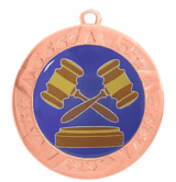 2 3/4" T-Series Medal with Bronze Frame: Debate