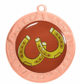 Bronze Horseshoes Award Medal, 2 3/4"