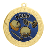 2 3/4" T-Series Medal with Gold Frame: Band
