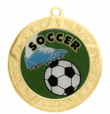 Soccer Medal - Gold Frame, 2 3/4"