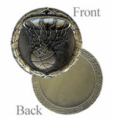 2" Fast Ship Basketball Medal