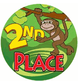 2nd Place Motivational Stickers