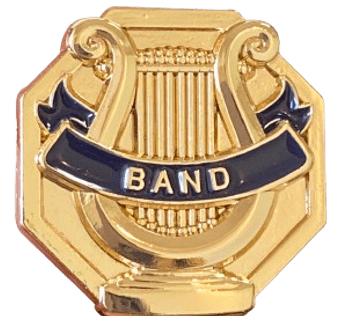 Gold Band Pins (3D Series) | Band Pins & Awards