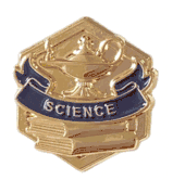 3D Series Lapel Pins - Science