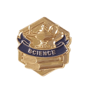 3D Series Lapel Pins - Science - Click to enlarge