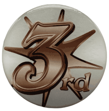 3rd Place Epoxy Decal (2") - Click to enlarge