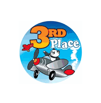 3rd Place Motivational Stickers - Click to enlarge