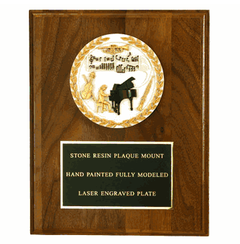 4" Cast Stone Subject Plaque - 8" x 10" - Click to enlarge