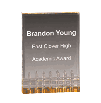 4" x 6" Mirage Acrylic Award - Click to enlarge