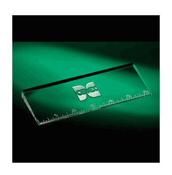 6 Inch Oblique Ruler - Click to enlarge