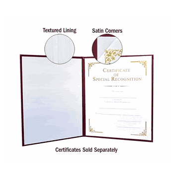 6" x 8", Single-Sided Diploma Covers (Customizable) - Click to enlarge