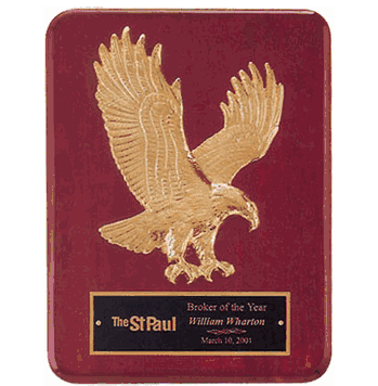 9" x 12" Soaring Eagle Plaque - Click to enlarge