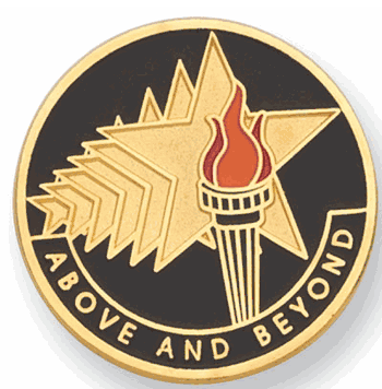 Above & Beyond Lapel Pin - Click to enlarge