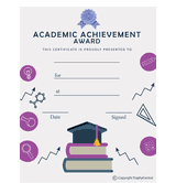 Academic Achievement Free Template