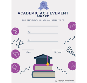 Academic Award Certificate Template
