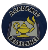 Academic Excellence Epoxy Decal (2")