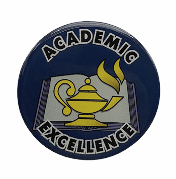 Academic Excellence - 2" Epoxy Insert - Click to enlarge