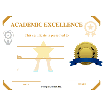 Academic Excellence Free Template - Click to enlarge