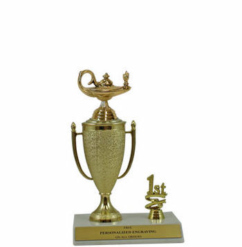 Academic Lamp 1st, 2nd and 3rd Place Award Cup Trophy - Click to enlarge
