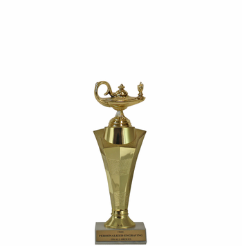 Academic Lamp Star Column Trophy - Click to enlarge