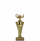 Academic Lamp Star Column Trophy
