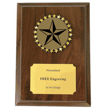 Academic Star Holographic Decal Plaque - Click to enlarge