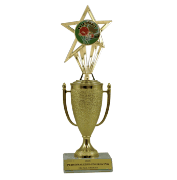 Achievement Cup & Insert Trophy - Basketball - Click to enlarge