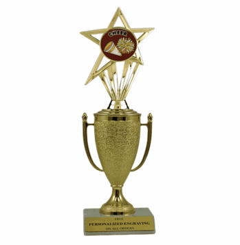 Cheerleading Trophy - Cup & Insert - Click to enlarge