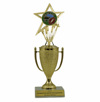 Football Trophy - Cup & Insert - Click to enlarge
