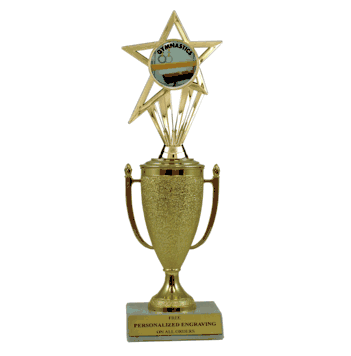 Achievement Cup & Insert Trophy - Gymnastics - Click to enlarge