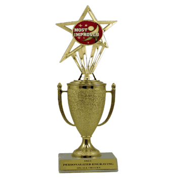 Achievement Cup & Insert Trophy - Most Improved - Click to enlarge