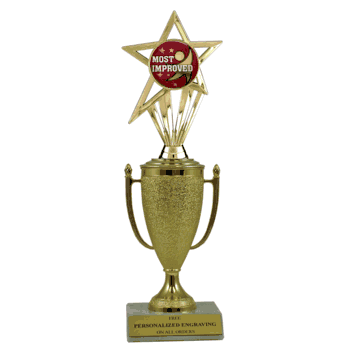 Achievement Cup & Insert Trophy - Most Improved - Click to enlarge