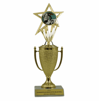 Musical Notes Trophy - Cup & Insert - Click to enlarge