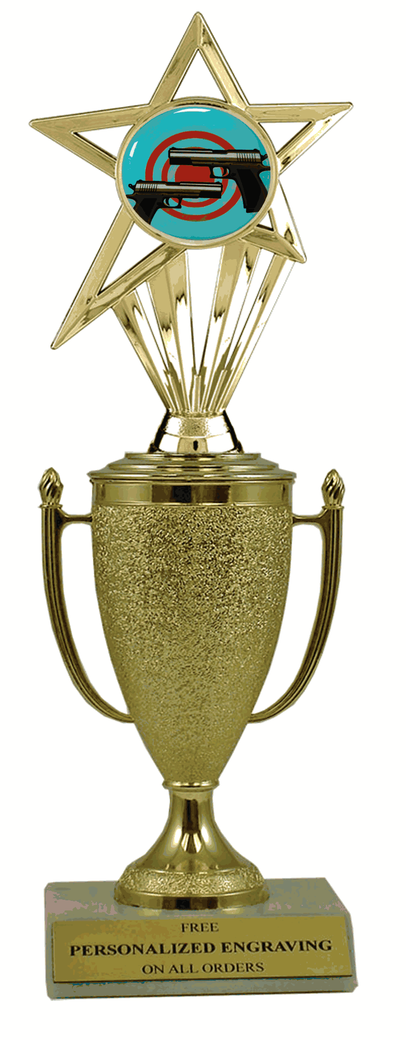 Achievement Cup Trophy Pistols