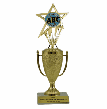 Spelling Trophy - Cup & Insert - Click to enlarge