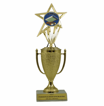 Swimming Trophy - Cup & Insert - Click to enlarge