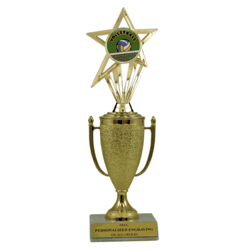 Achievement Cup & Insert Trophy - Vollyball - Click to enlarge