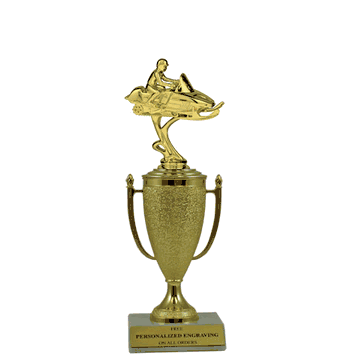 Achievement Cup Trophy - Snowmobile Figure - Click to enlarge