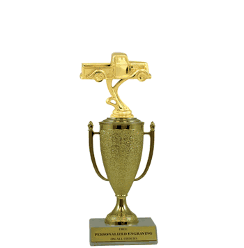 Achievement Cup Trophy - Vintage Pick-up Truck - Click to enlarge