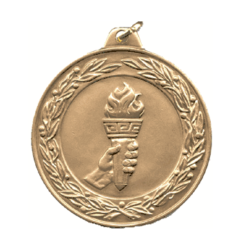 Achievement Torch: 2" Olympic Style Medals - Click to enlarge