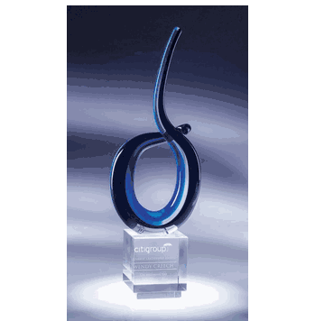 Acrobat Art Awards with Crystal Base - Click to enlarge